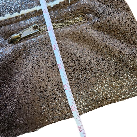 prAna Esme faux suede sherpa jacket brown size XS - Picture 8 of 8